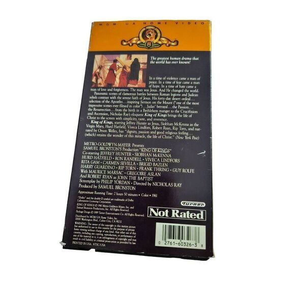 MGM King OF Kings VHS - Picture 2 of 4